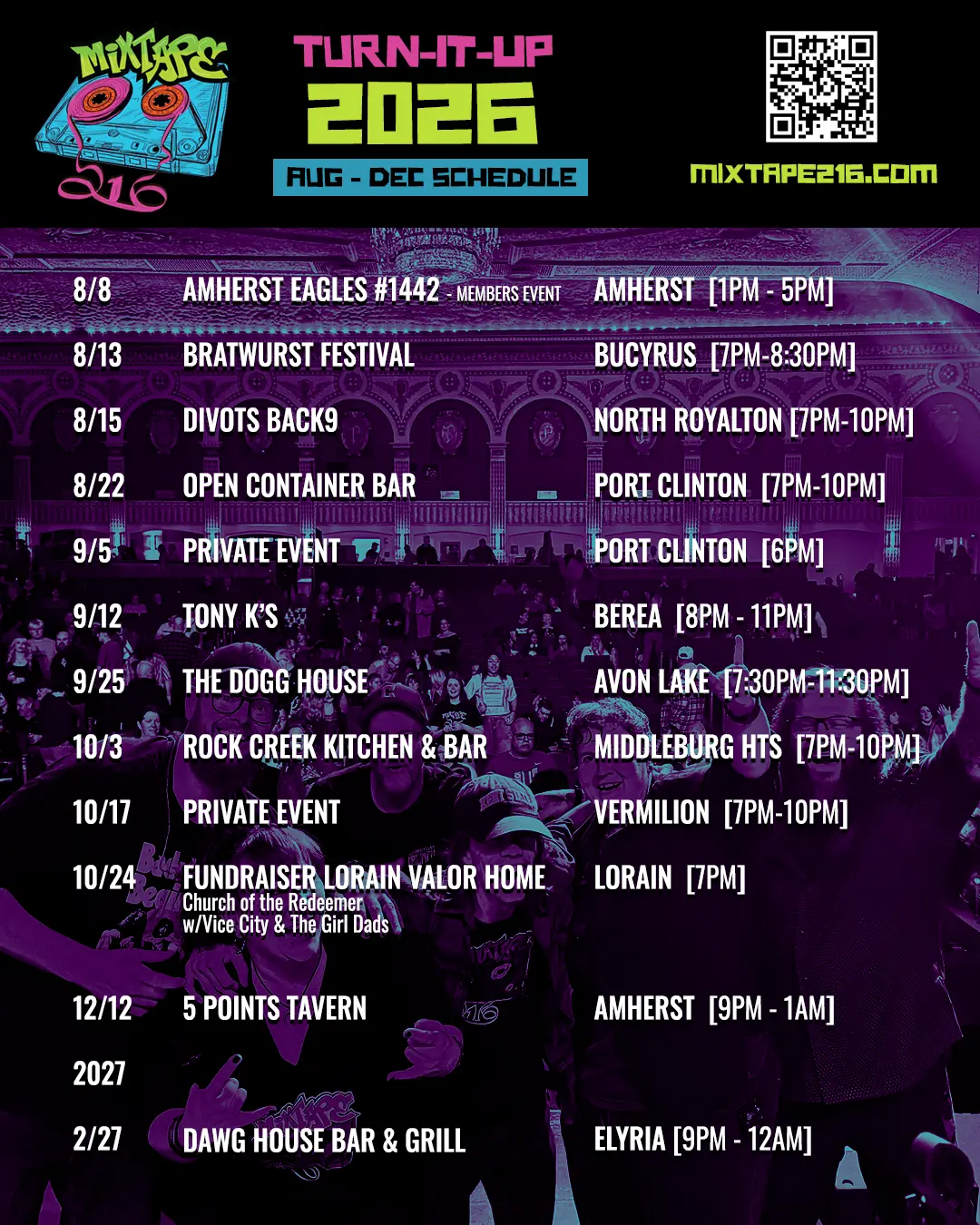Mixtape 216 Calendar
